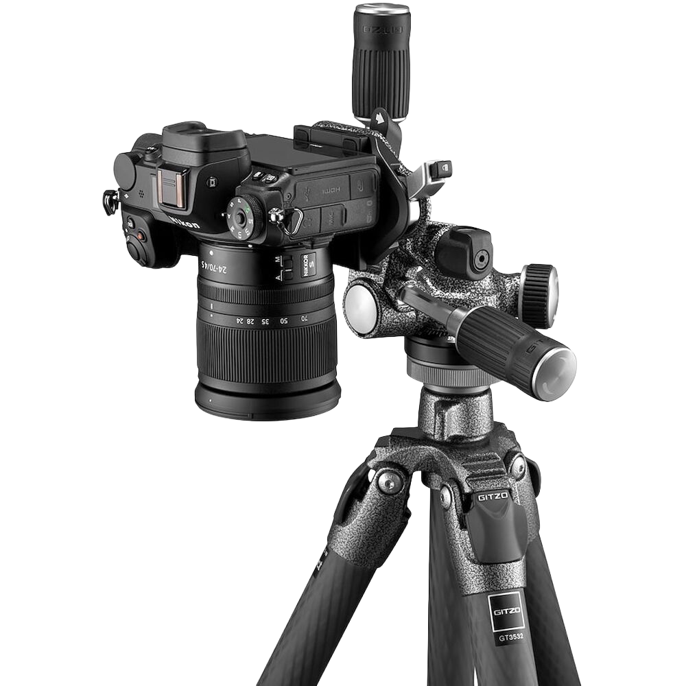 Gitzo GT3532 Mountaineer Series 3 Carbon Fiber Tripod with 3-Way Fluid Head Kit
