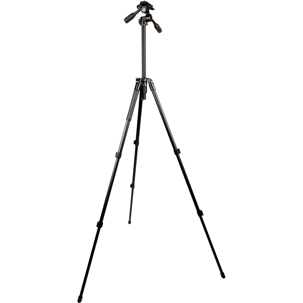 SLIK Pro AL-323-3W Aluminum 3-Section Tripod with Arca-Type 3-Way Pan-Tilt Head
