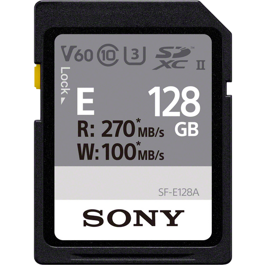 Sony 128GB SF-E Series UHS-II SDXC Memory Card