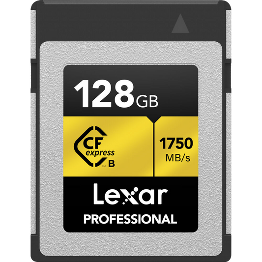 Lexar 128GB Professional CFexpress Type B Card GOLD Series