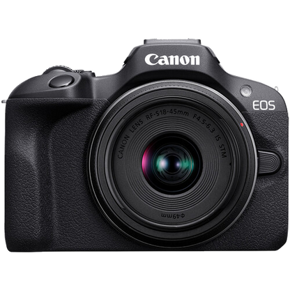 Canon EOS R100 Mirrorless Camera with 18-45mm Lens and Essentials+ Kit