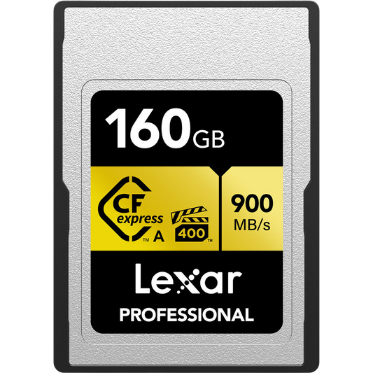 Lexar 160GB Professional CFexpress Type A Card GOLD Series