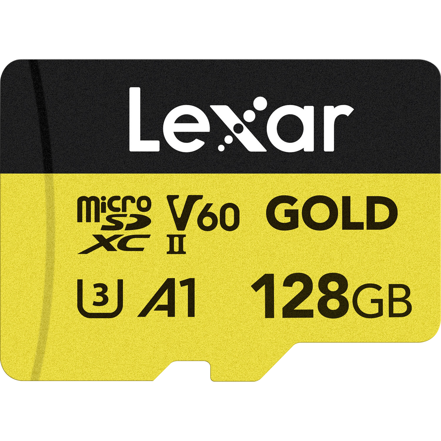 Lexar 128GB Professional GOLD UHS-II microSDXC Memory Card