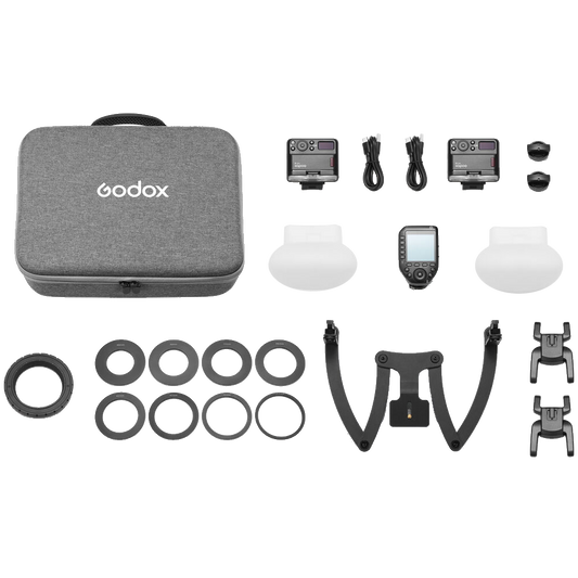Godox MF12 Dental Macro Flash with Bracket Kit for Sony Cameras