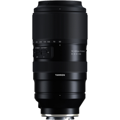 Tamron 50-400mm f/4.5-6.3 Di III VC VXD Lens (Sony E)