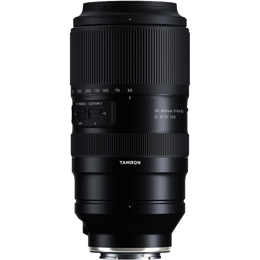 Tamron 50-400mm f/4.5-6.3 Di III VC VXD Lens (Sony E)