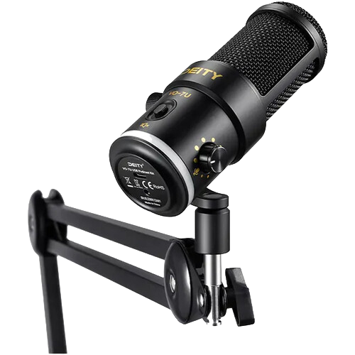 Aputure Deity Microphones VO-7U Dynamic Supercardioid USB Streamer Microphone Kit with Boom Arm