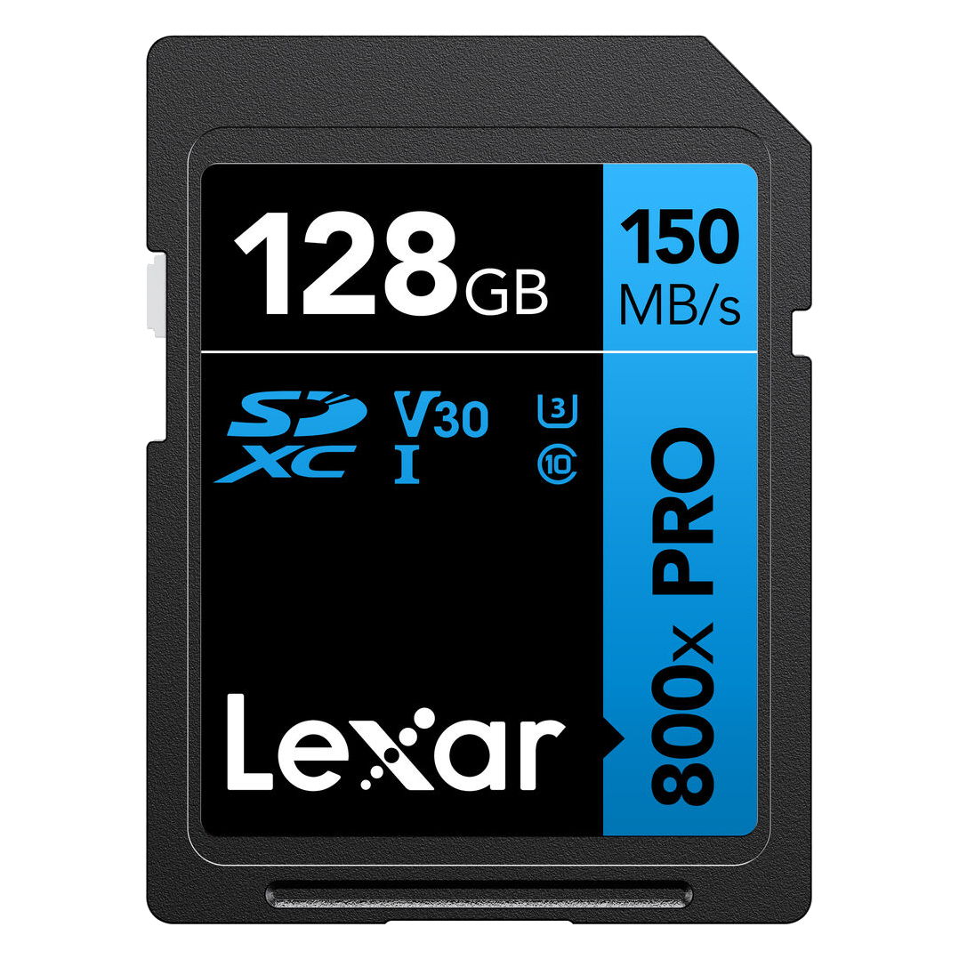 Lexar 128GB High-Performance 800x PRO UHS-I SDXC Memory Card