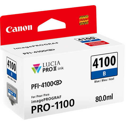 Canon PFI-4100 Blue Pigment Ink Tank