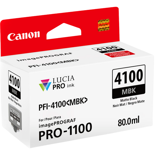 Canon PFI-4100 Matte Black Pigment Ink Tank