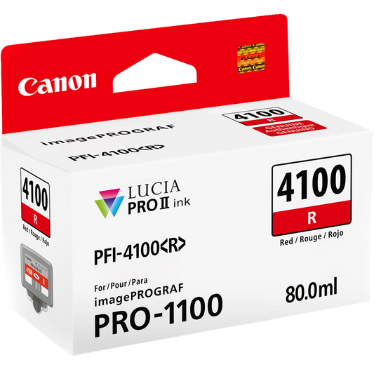 Canon PFI-4100 Red Pigment Ink Tank