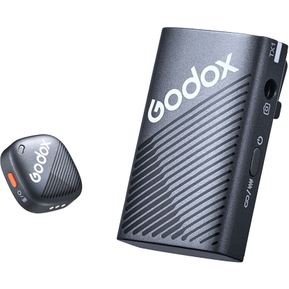 Godox Cube-C 2-Person Wireless Microphone System for Cameras and Mobile Devices (2.4 GHz, Black)