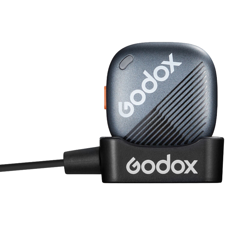 Godox Cube-C 2-Person Wireless Microphone System for Cameras and Mobile Devices (2.4 GHz, Black)