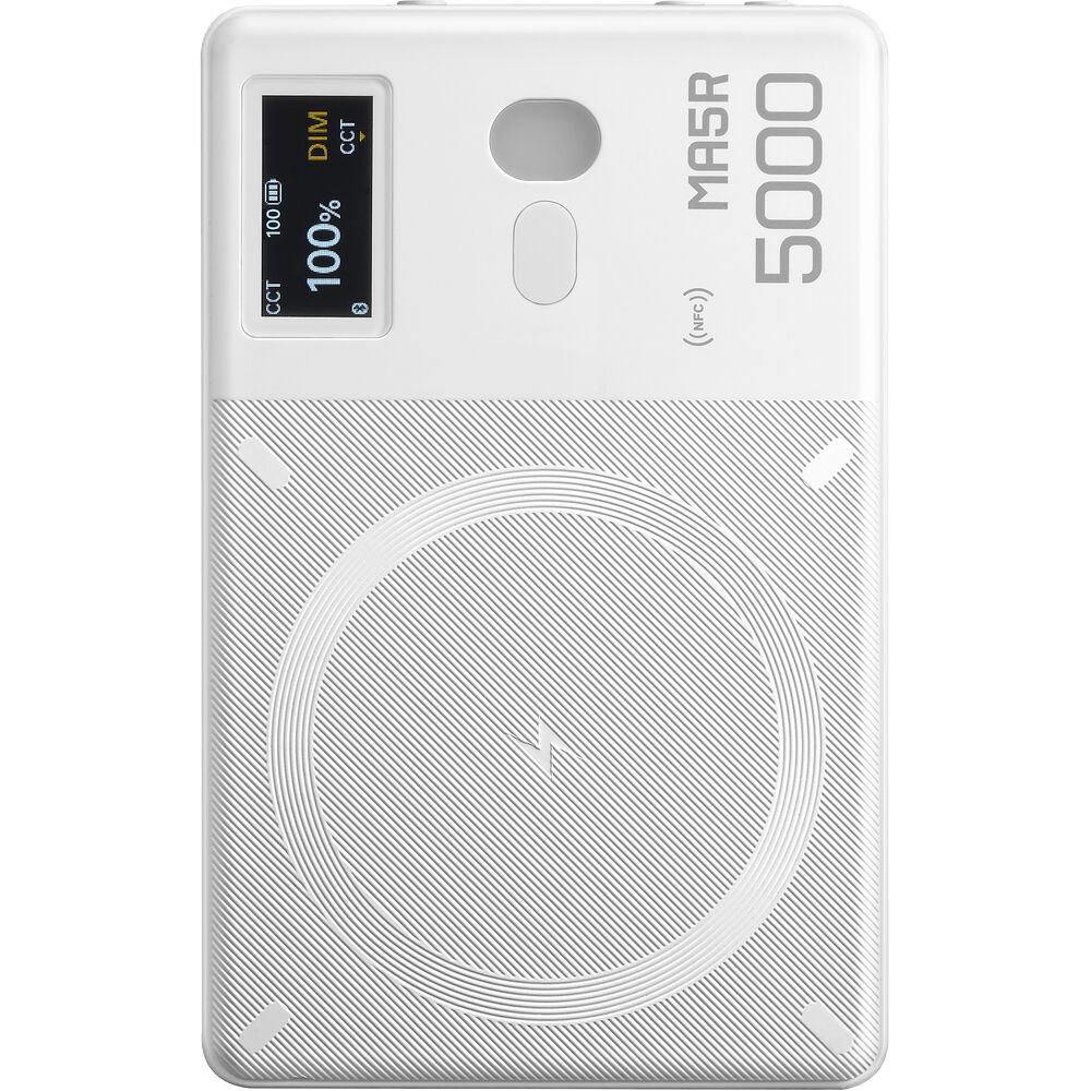 Godox MA5R RGB LED Light and Power Bank (White)