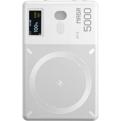 Godox MA5R RGB LED Light and Power Bank (White)