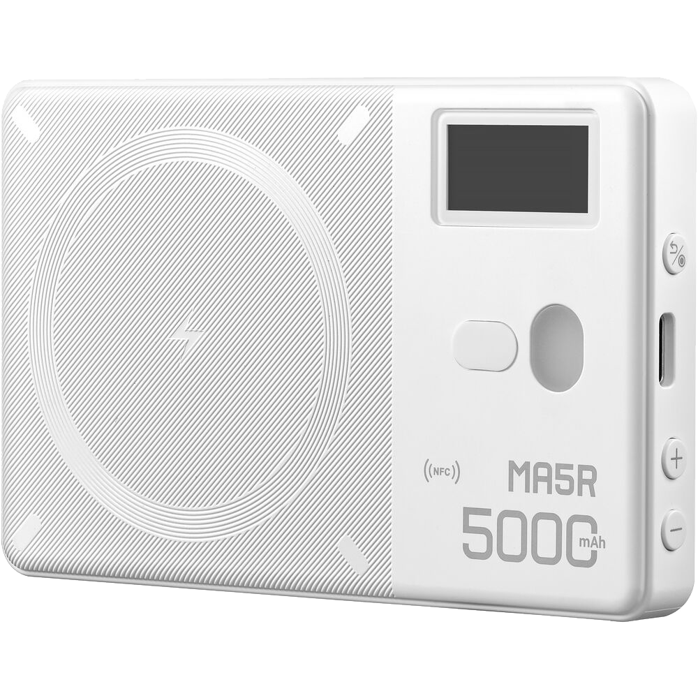 Godox MA5R RGB LED Light and Power Bank (White)