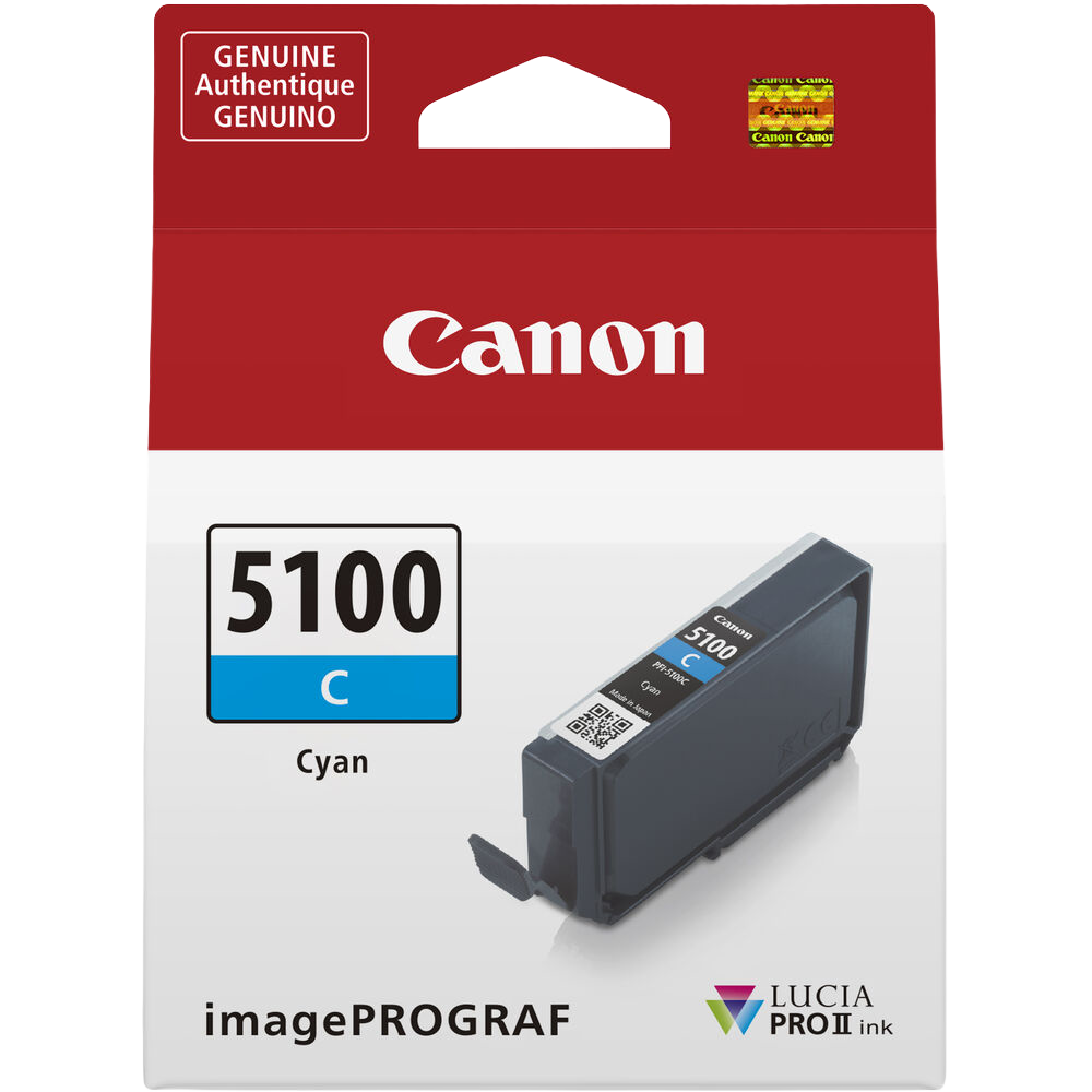 Canon PFI-5100 LUCIA PRO II Cyan Ink Tank