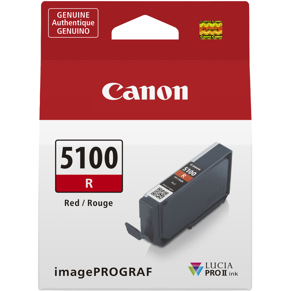 Canon PFI-5100 LUCIA PRO II Red Ink Tank