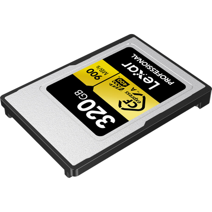 Lexar 320GB Professional CFexpress Type A Card GOLD Series