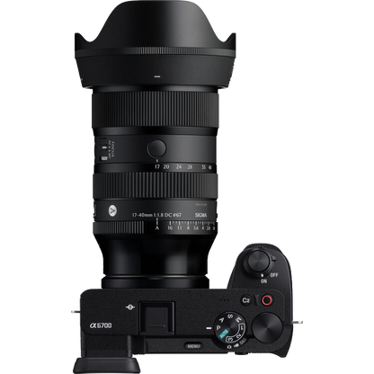 Sigma 17-40mm f/1.8 DC Art Lens (Sony E)