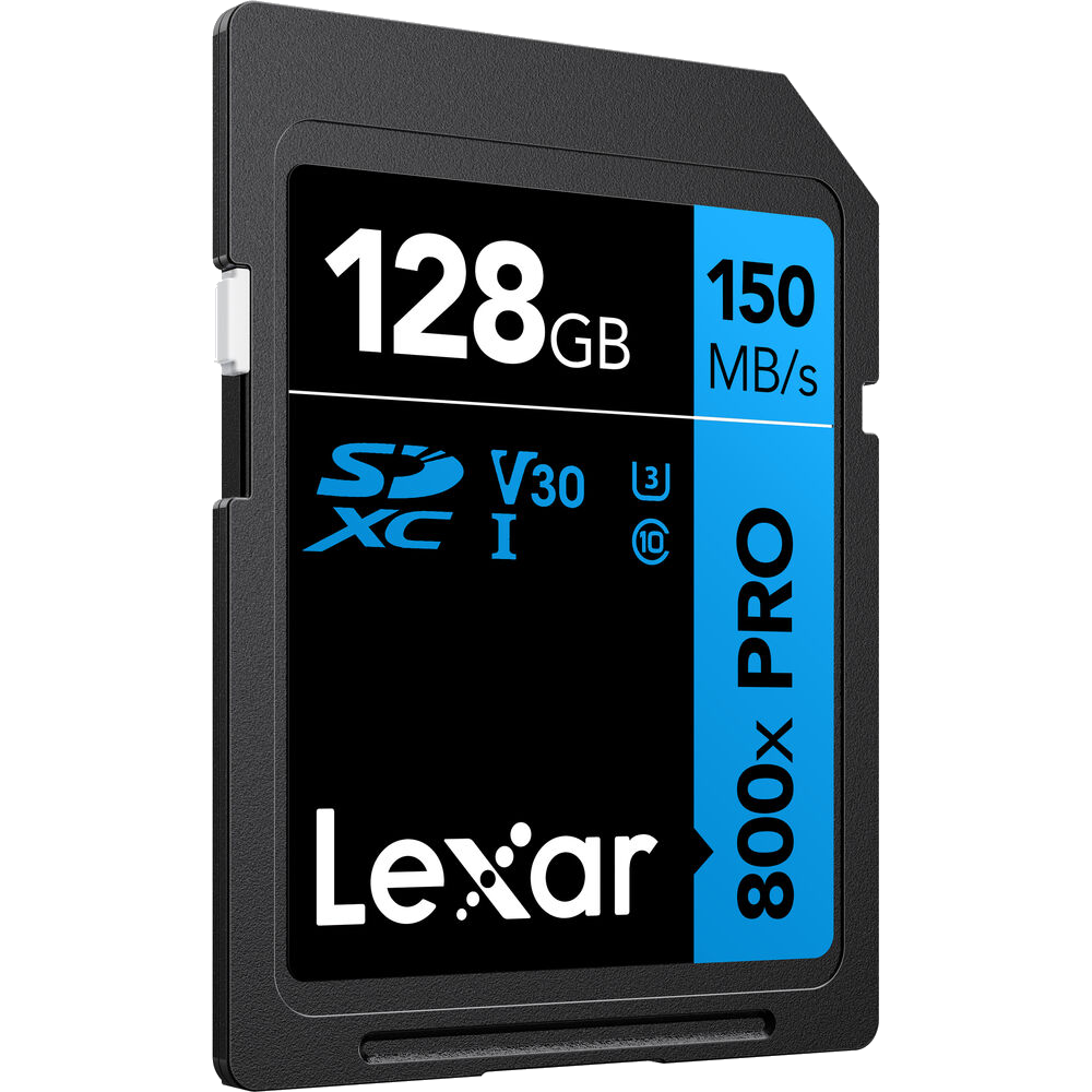 Lexar 128GB High-Performance 800x PRO UHS-I SDXC Memory Card