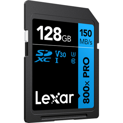 Lexar 128GB High-Performance 800x PRO UHS-I SDXC Memory Card