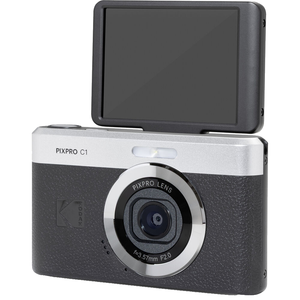 Kodak PIXPRO C1 Compact Digital Camera (Black)