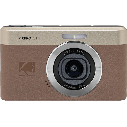 Kodak PIXPRO C1 Compact Digital Camera (Brown)