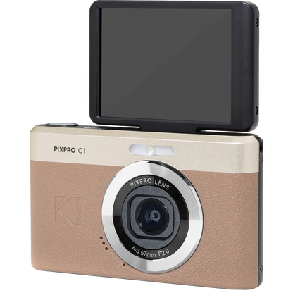 Kodak PIXPRO C1 Compact Digital Camera (Brown)