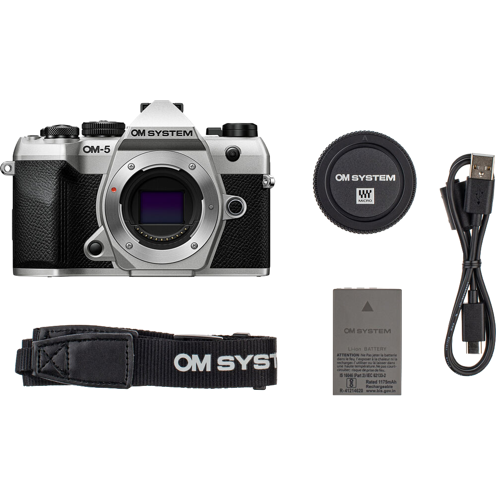Olympus OM SYSTEM OM-5 Mark II Mirrorless Camera (Silver)