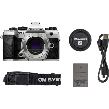 Olympus OM SYSTEM OM-5 Mark II Mirrorless Camera (Silver)