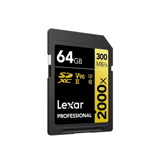 Lexar 64GB Professional 2000x UHS-II SDXC Memory Card