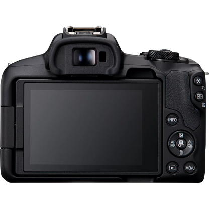 Canon EOS R50 Mirrorless Camera, Black + RF-S 18-45mm F4.5-6.3 IS STM Lens + RF 75-300mm F4-5.6 Lens