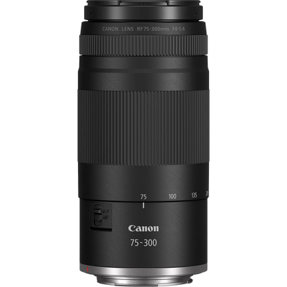 Canon EOS R100 Mirrorless Camera + RF-S 18-45mm F4.5-6.3 IS STM Lens + RF 75-300mm F4-5.6 Lens