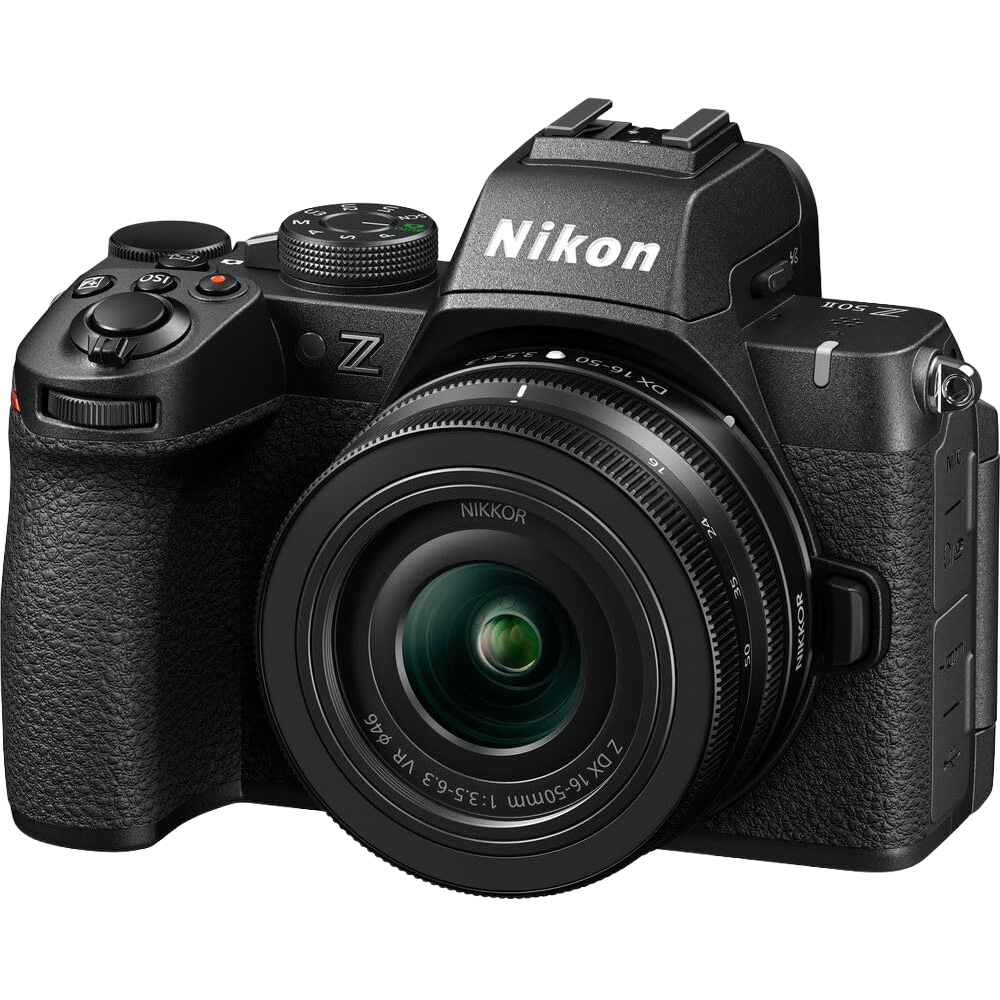 Nikon Z50 II Mirrorless Camera 4K DX Body with 16-50mm f/3.5-6.3 VR Lens Kit