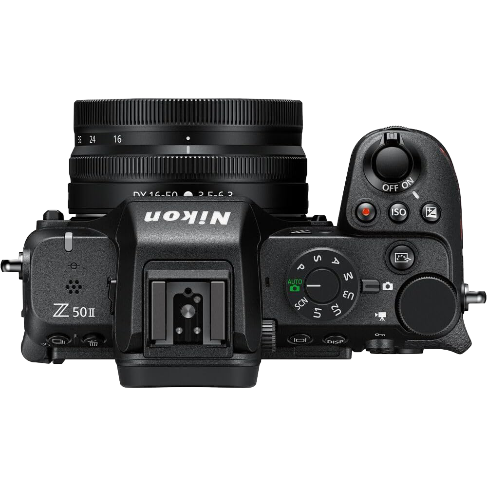 Nikon Z50 II Mirrorless Camera 4K DX Body with 16-50mm f/3.5-6.3 VR Lens Kit