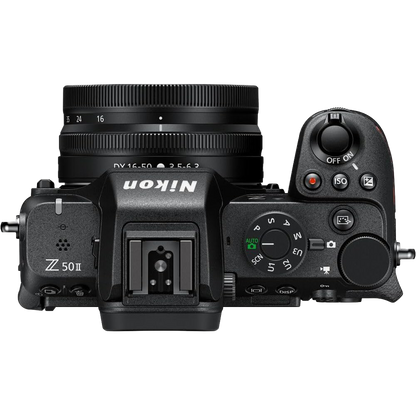 Nikon Z50 II Mirrorless Camera 4K DX Body with 16-50mm f/3.5-6.3 VR Lens Kit