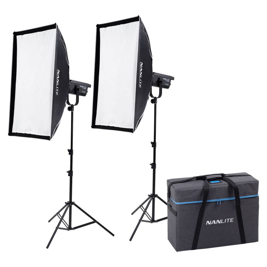 Nanlite FS-150B Bi-Colour 2 light kit with stand