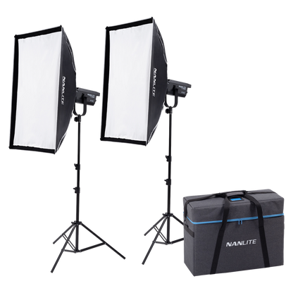 Nanlite FS-150B Bi-Colour 2 light kit with stand