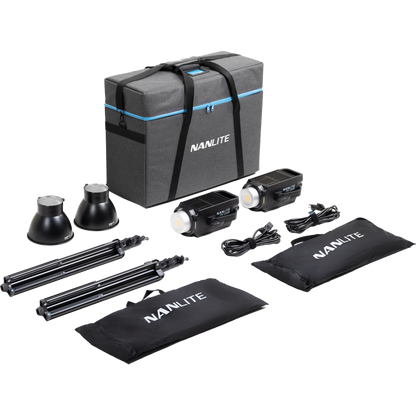 Nanlite FS-150B Bi-Colour 2 light kit with stand
