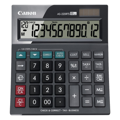Canon AS-220 RTS Calculator