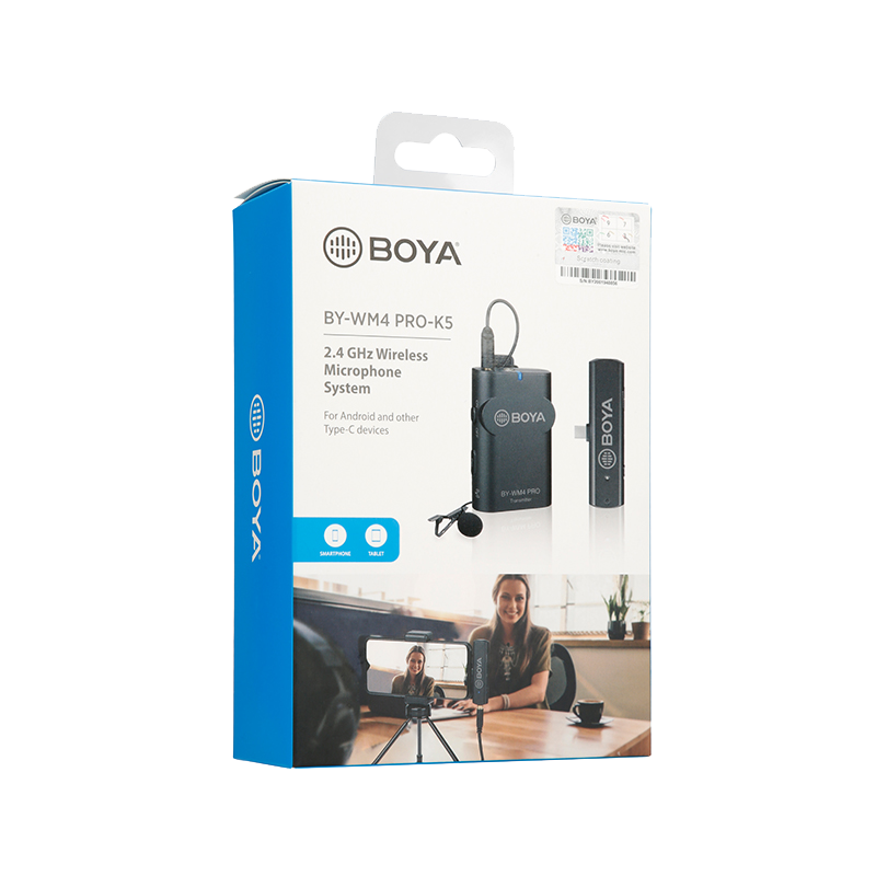 Boya BY-WM4 Pro-K5  2.4 GHz Wireless Microphone System