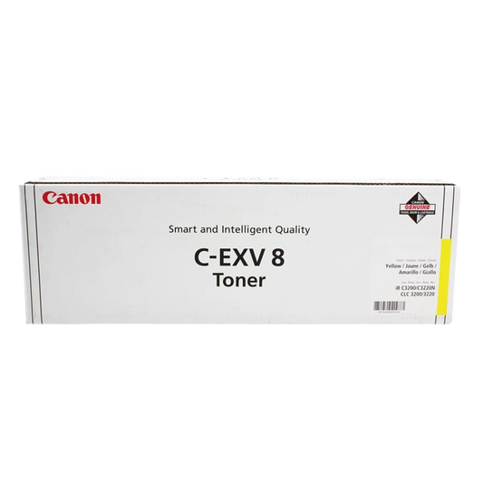 Canon C-EXV8 Toner Cartridge Yellow