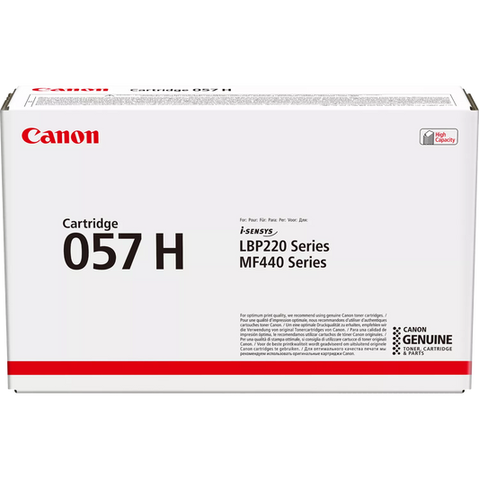 Canon  057 H High Yield Toner Cartridge, Black