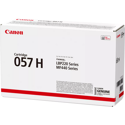 Canon  057 H High Yield Toner Cartridge, Black