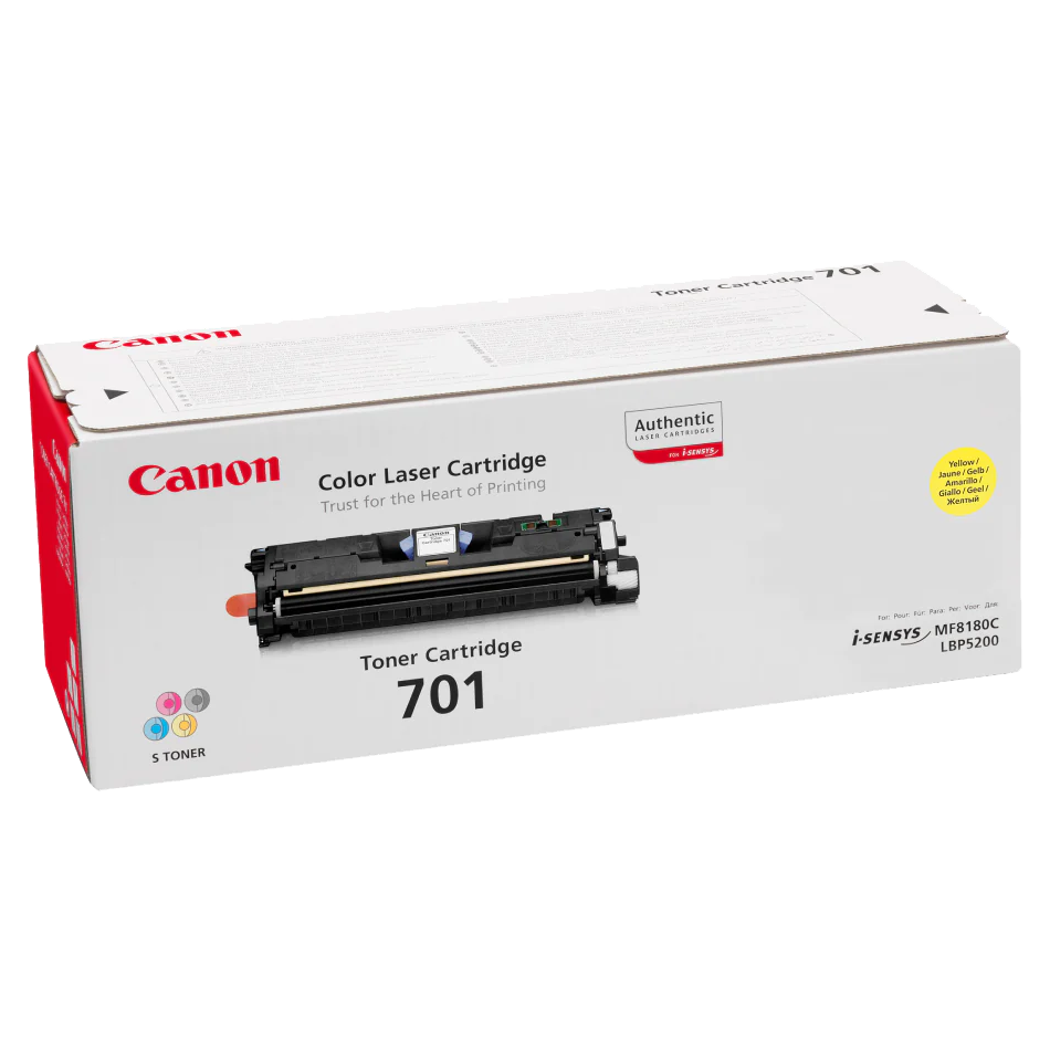 Canon 701Y Yellow Toner Cartridge