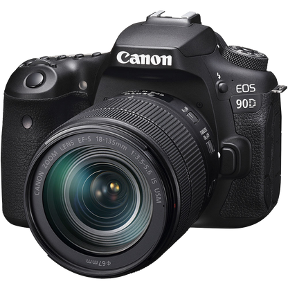 Canon EOS 90D DSLR Camera with 18-135mm Lens