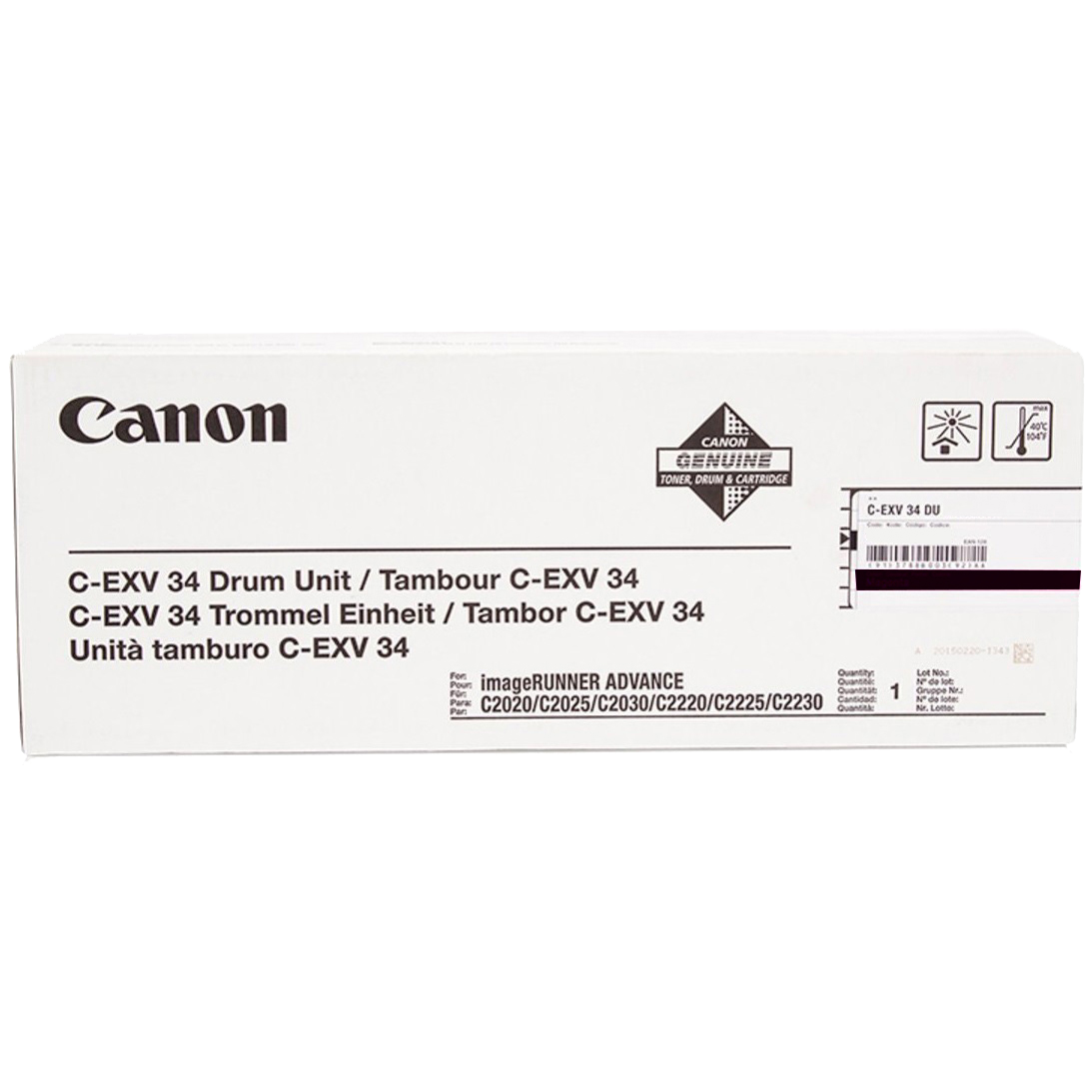 Canon C-EXV34 Black Drum Unit