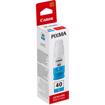 Canon GI-40 C, High Yield, Ink Bottle, Cyan