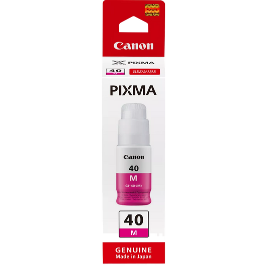 Canon GI-40 M, High Yield, Ink Bottle, Magenta